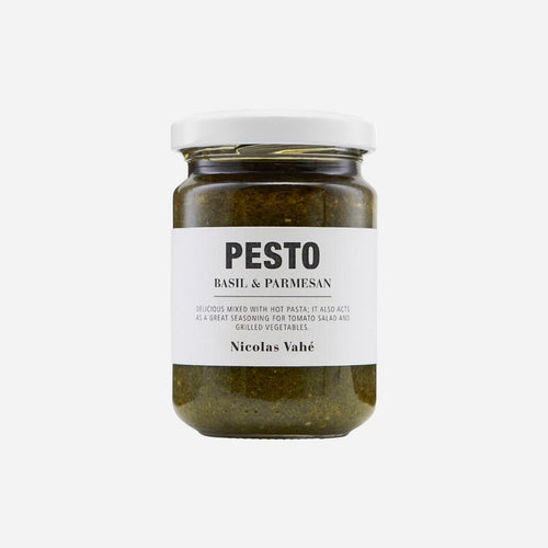 Pesto, basilikum og parmesan