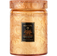 Load image into Gallery viewer, Large Jar Candle, 100h, spiced pumpkin latte